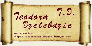 Teodora Dželebdžić vizit kartica